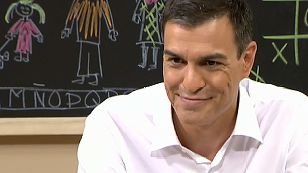 Pedro Sánchez responde en Telecinco que Beyoncé es su cantante favorita y quería ser jugador de baloncesto