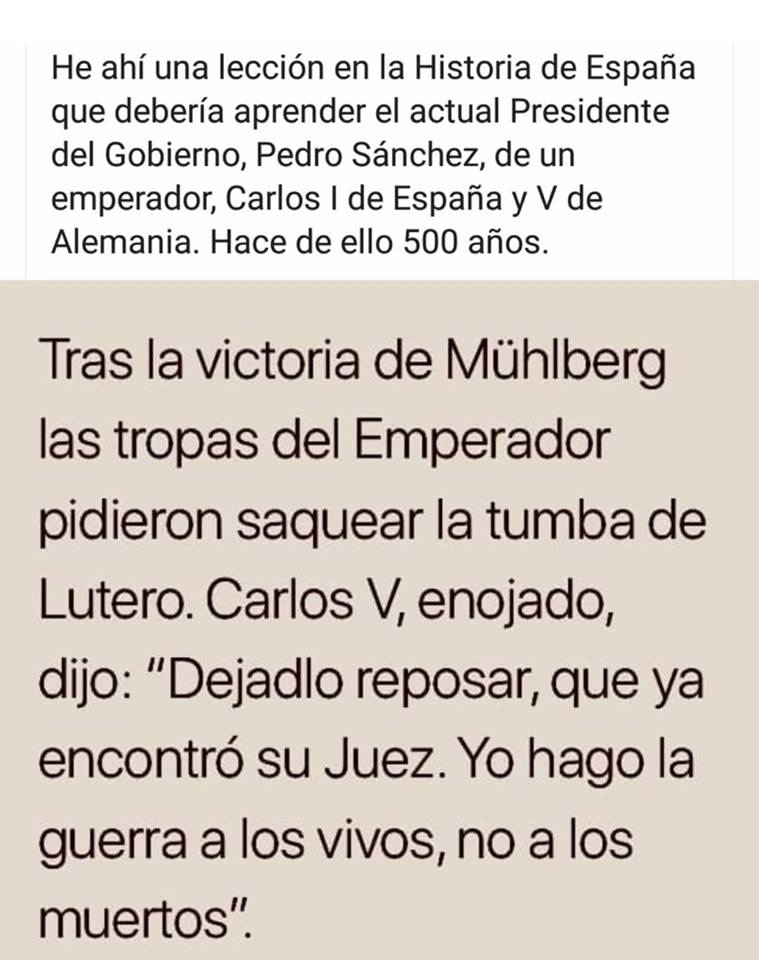 Lección de historia