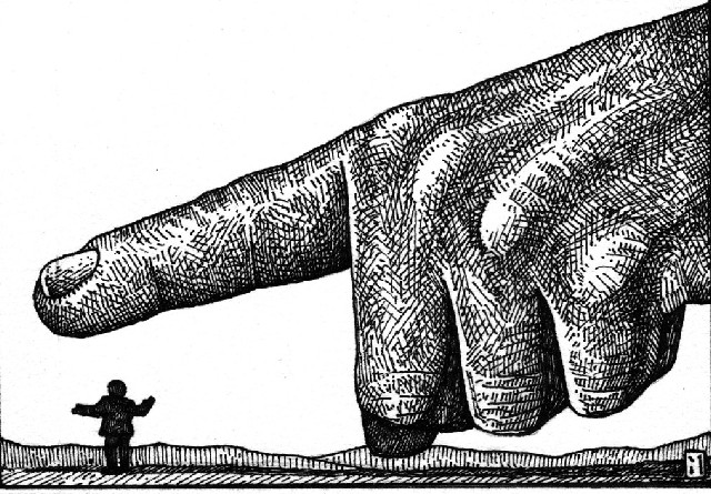 Según El contrato social de Jean-Jacques Rousseau, se define oclocracia como la degeneración de la democracia