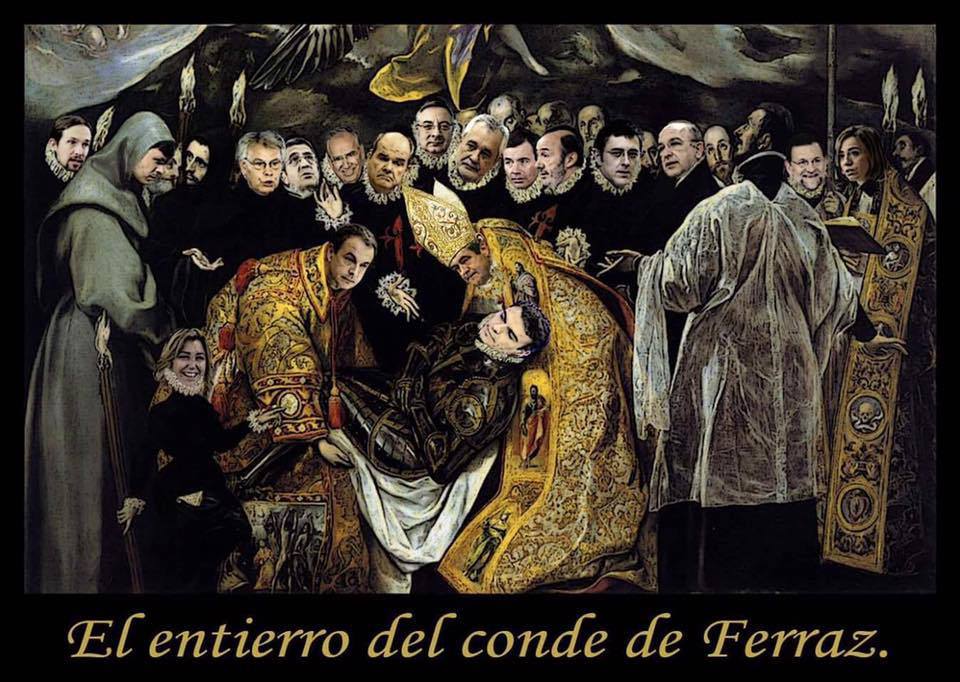 El entierro del conde de Ferraz
