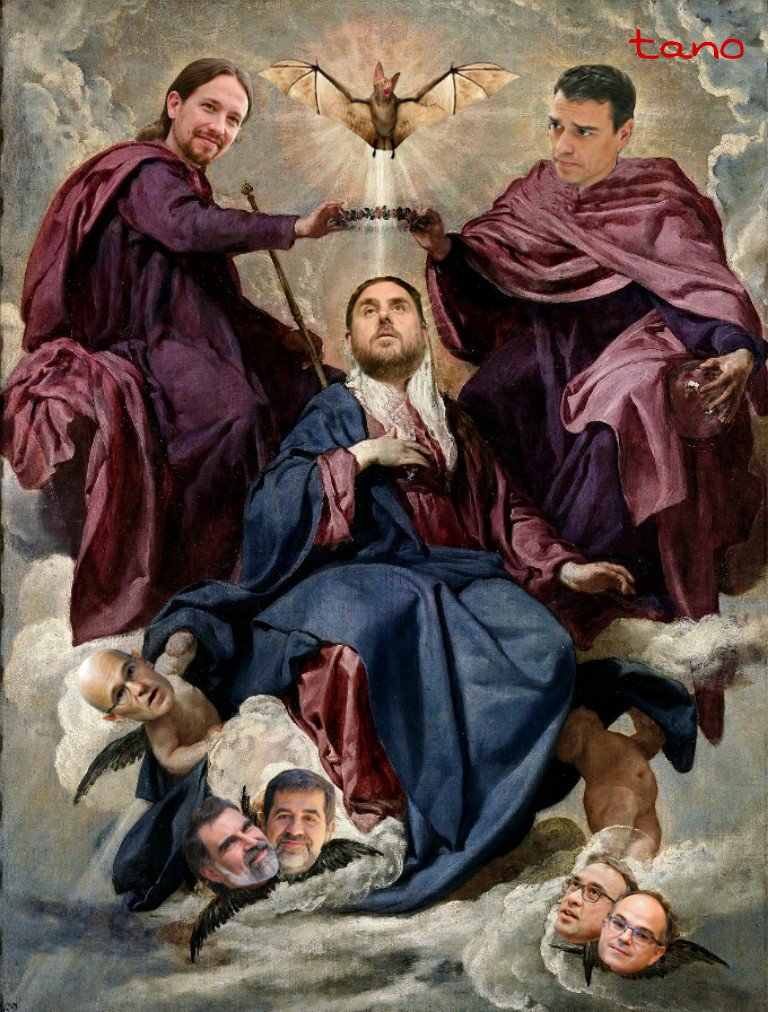 Hace casi 400 años Velázquez pinto la coronación de la Virgen