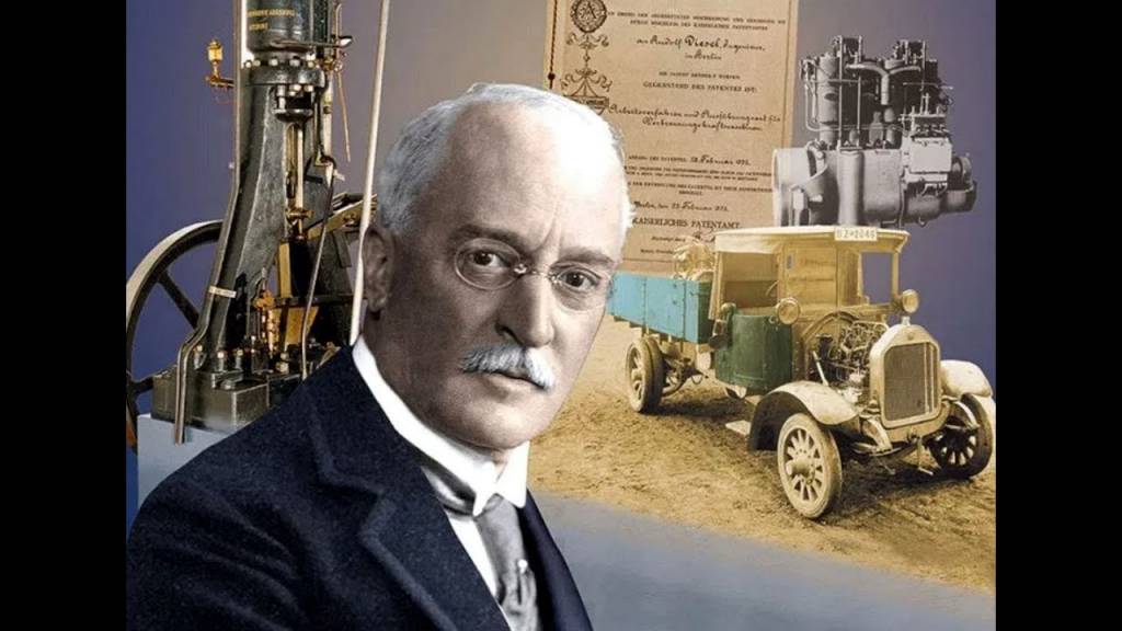 RUDOLF DIESEL (1858-1913), inventor del DIABÓLICO motor que lleva su nombre, DIESEL