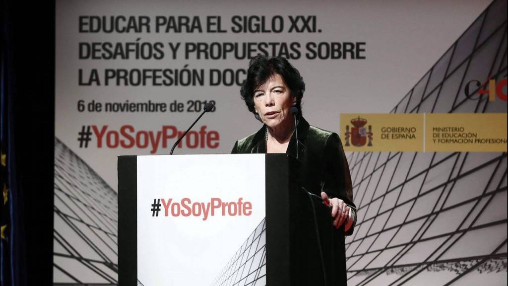 Isabel Celaá, ministra de Educación y Formación Profesional