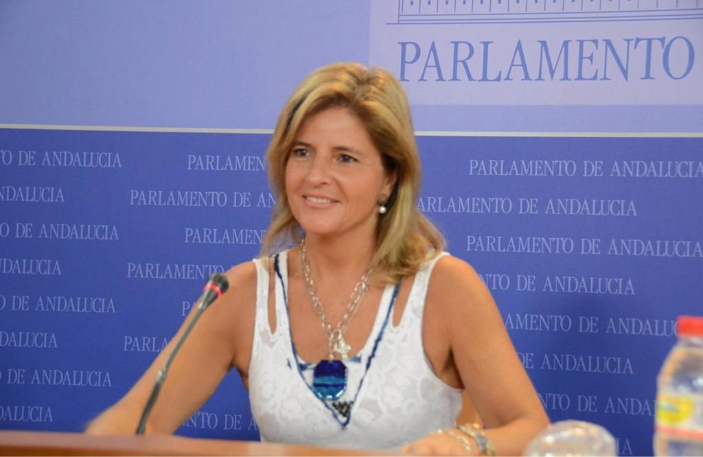 Rueda de Presna de Esperanza Oña en el Parlamento de Andalucía