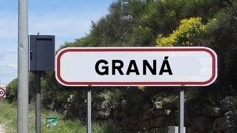 Señalización bilingüe propuesta en Granada