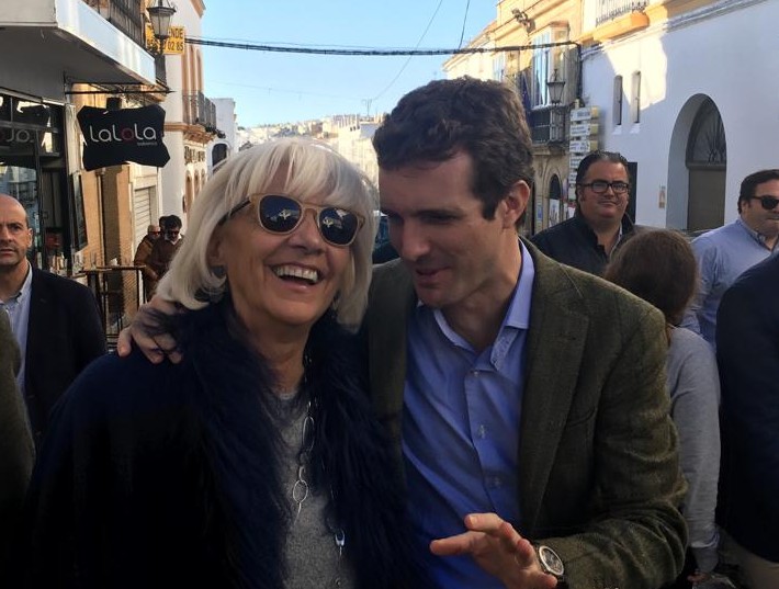 Teófila Mártinez y Pablo Casado