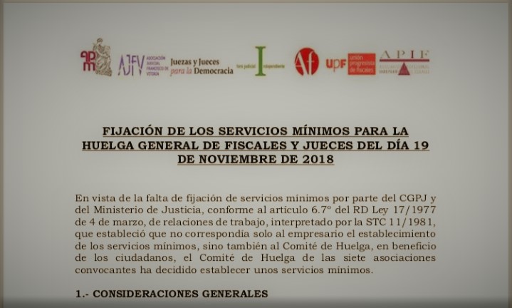 La convocatoria de huelga del 19 de Noviembre de 2018 es una huelga general.