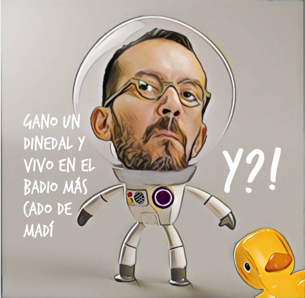 Comunista antisistema subvencionado por el erario desde que llegó a España. por Linda Galmor