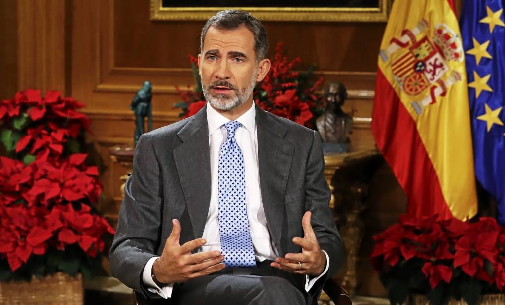 El Rey de España, Felipe VI, en su discurso de Navidad de 2017