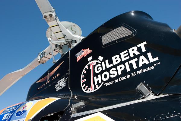 Helicóptero del Gilbert Hospital