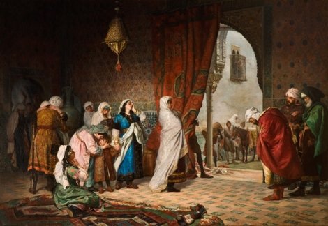 La salida de la familia de Boabdil de La Alhambra