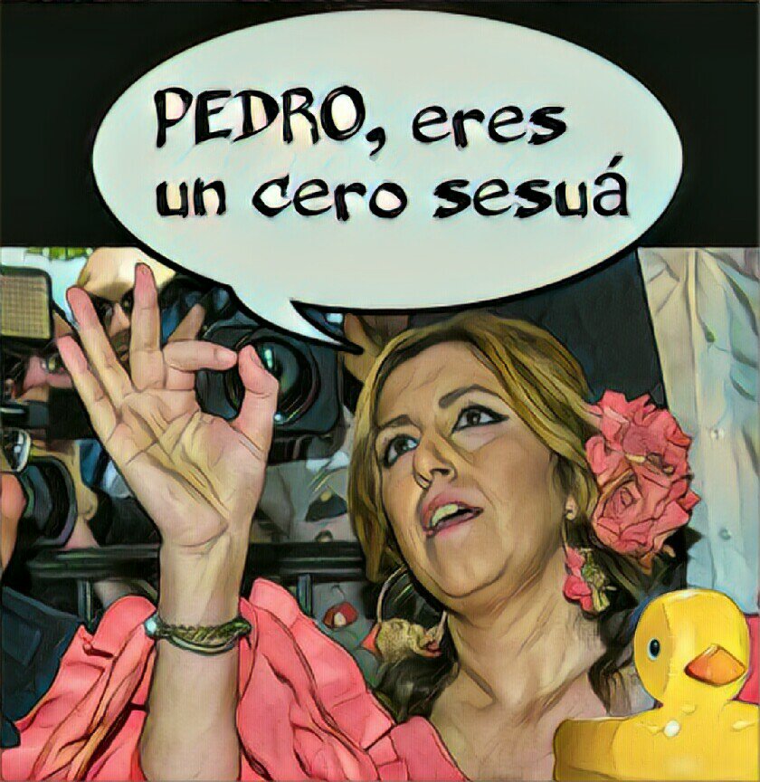 Susana echa la culpa a las políticas sanchistas. Por Linda Galmor