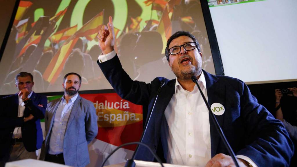 Triunfo de Vox en Andalucía al sumar doce escaños