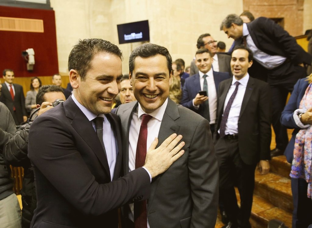 Juanma_Moreno ha hecho historia convirtiéndose en el primer presidente del Partido Popular en la Junta de Andalucía.