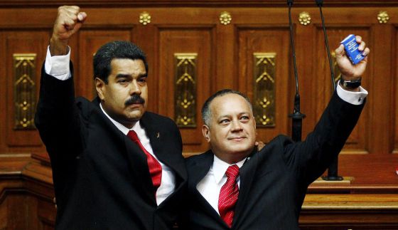 Diosdado Cabello, Nicolás Maduro y el cartel de los soles