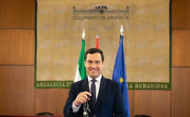 El líder del PP-A Juanma Moreno Bonilla