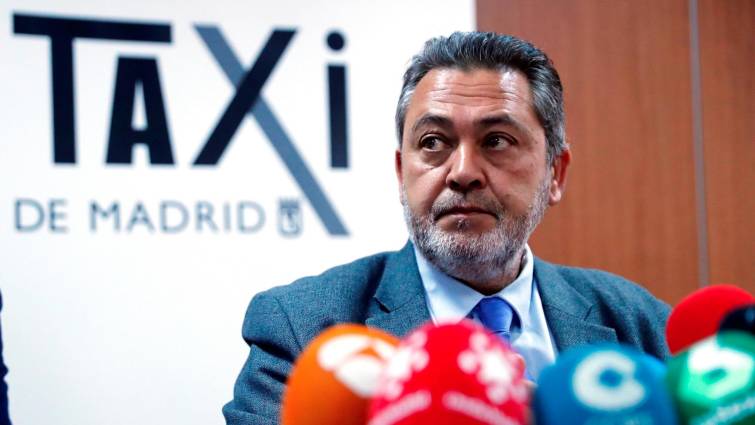 El portavoz de los taxistas en Madrid, Julio Sanz