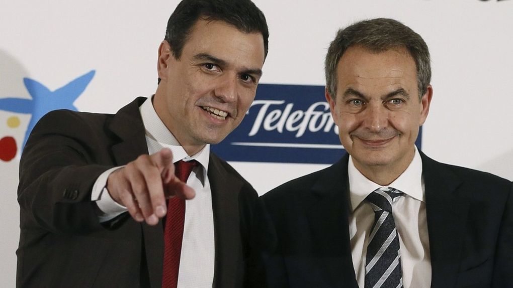 Pedro Sánchez y José Rodríguez Zapatero