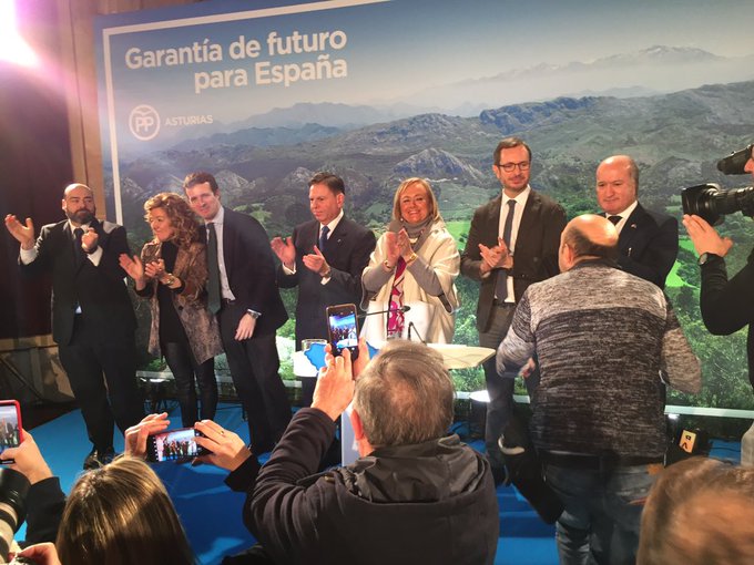 Presentación oficial de Teresa Mallada a la Presidencia del Principado