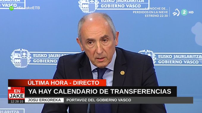 Prisiones si está en el calendario de transferencias, pero no en un lugar prioritario