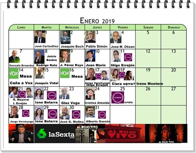 La Sexta vuelve a las andadas