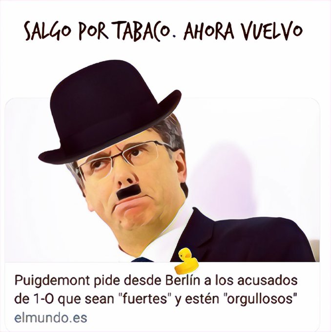 Quiso ser führer pero se quedó en Charlot. Por Linda Galmor.