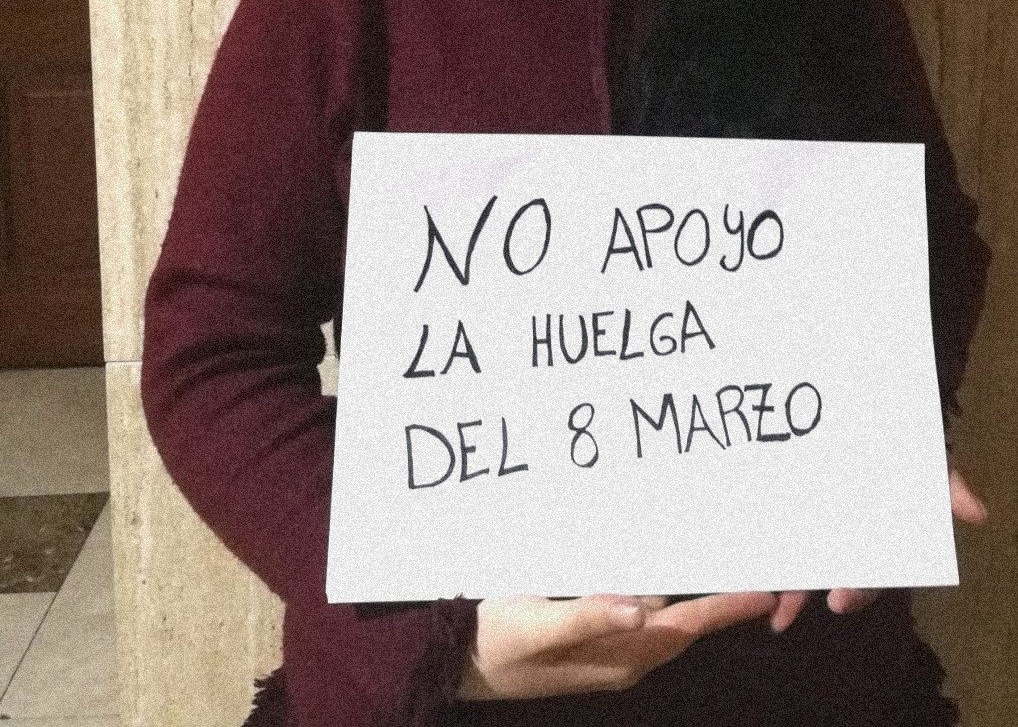 No apoyo la huelga del 8 de marzo