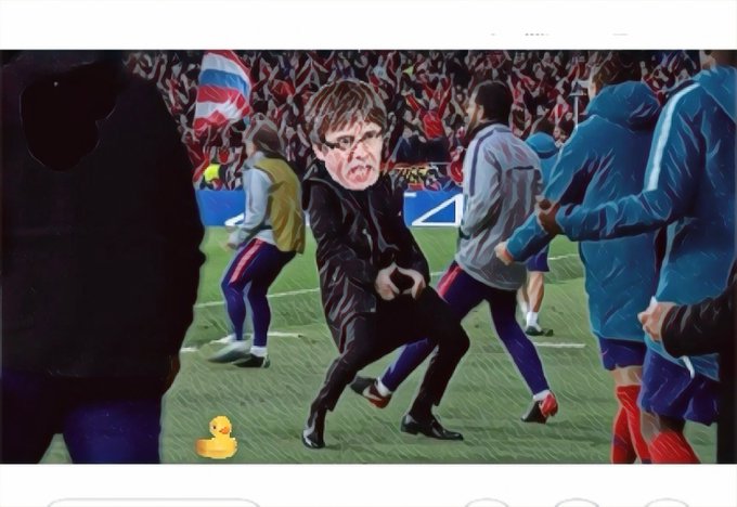 Puchemón hace un Simeone, amenazando con volver como flamante eurodiputado. Por Linda Galmor