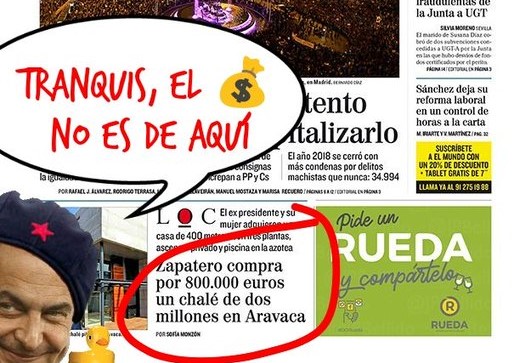 la izquierda siempre nos desea lo mejor pero el casoplón se lo quedan ellos. De dónde sacó ZP tanto dinero. Por Linda Galmor