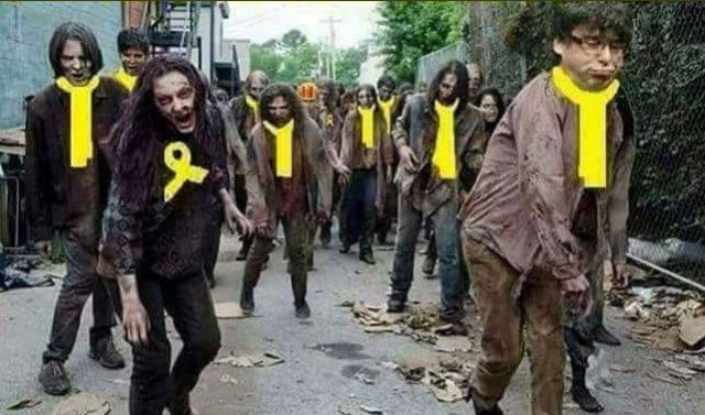 los catalazombis lazis no respetan en Cataluña a los vecinos