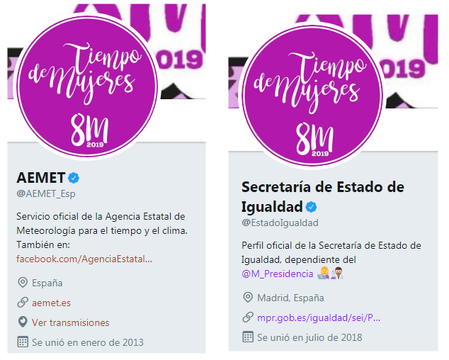Pasando por de la DGT, cuentas institucionales de todo tipo, falso dottore