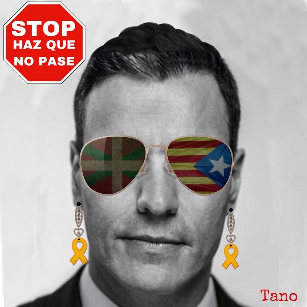 El falso Sánchez en blanco negro propone la infamia y la ruina