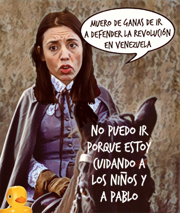 Mueroa de ganas de ir a defender la revolución en Venezuela. Por Linda Galmçor