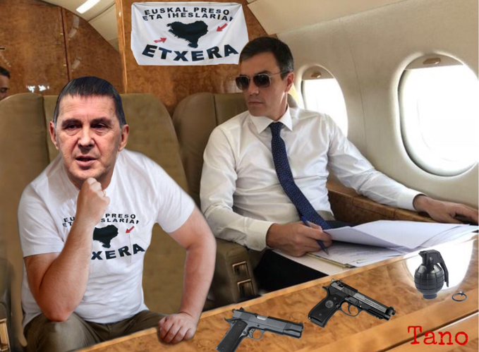 Si no quieres que la próxima imagen del Falcon sea esta, el día 28A no te quedes en casa, tenemos que echar a unos de los mayores traidores del país de la Moncloa..... Por Tano