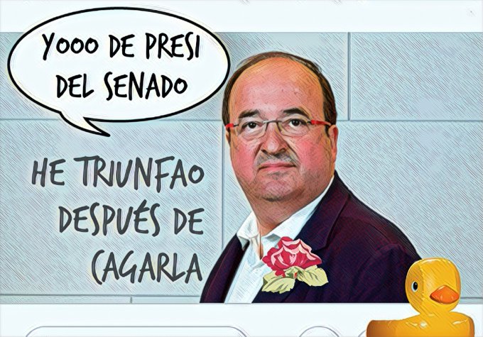 Sánchez nombra a un inútil de Presidente del Senado. El elemento ni estudió ni trabajó en su vida. Por Linda Galmor