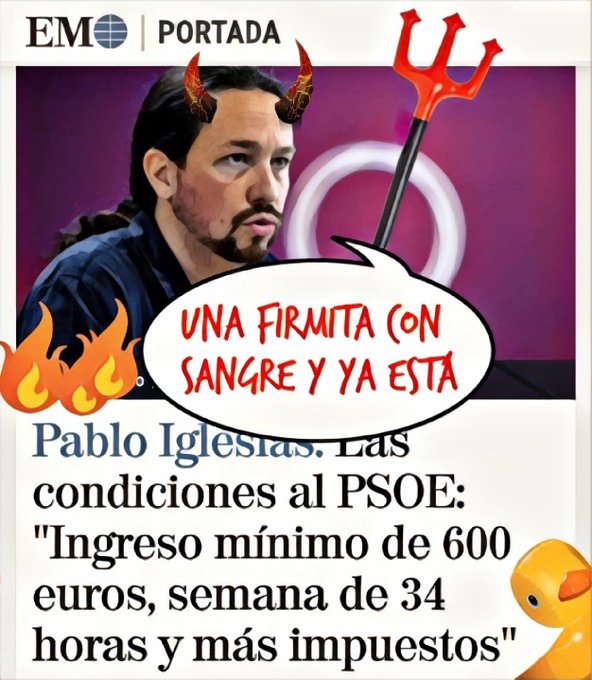 PsicoSánchez venderá España por un poquito más de Falcon. Por Linda Galmor