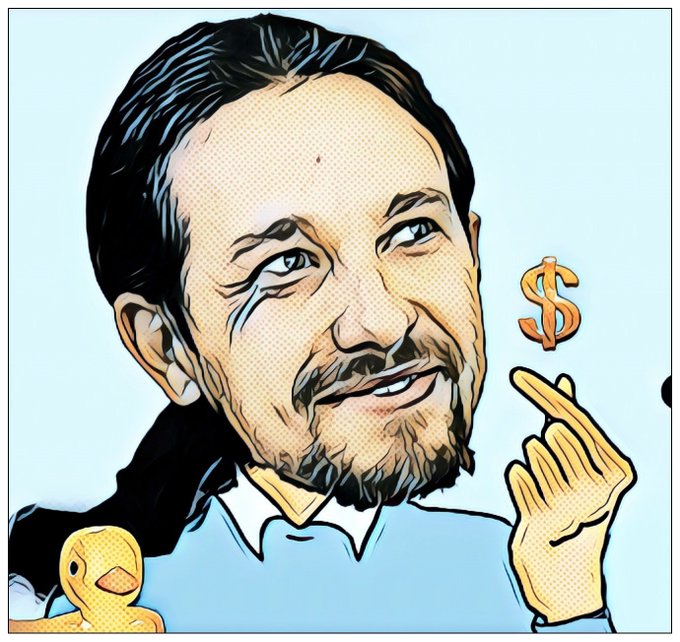 El Marqjués de Galapagar, socio preferente de Sánchez y la nueva nobleza. Ilustración de Linda Galmor