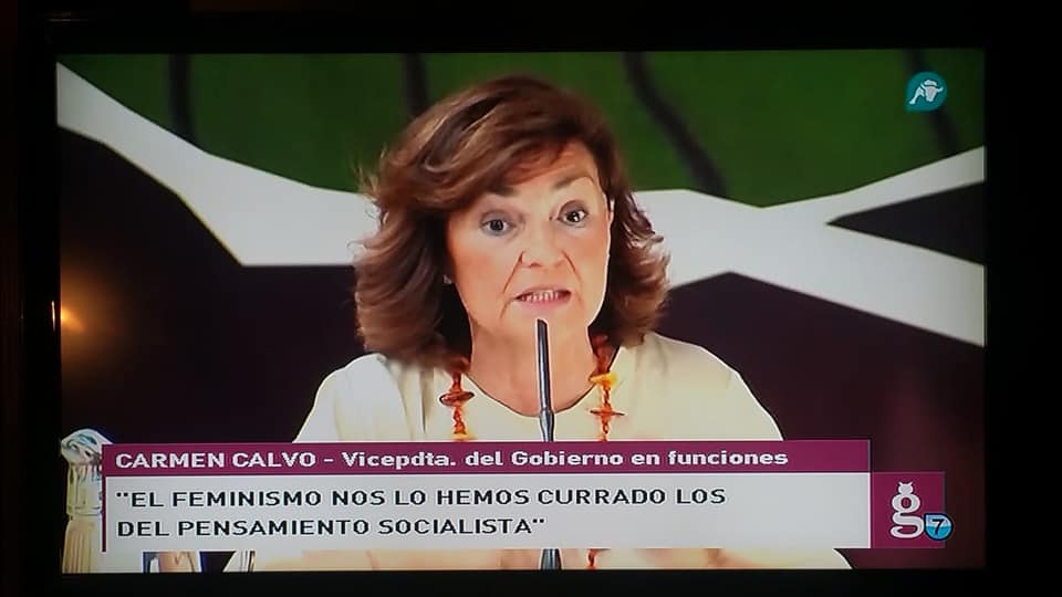 Carmen Calvo, un insulto a la inteligencia