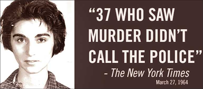 El caso Genovese fue portada del New York Times