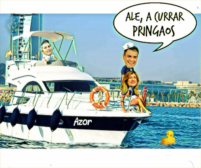 Los Sánchez desean un #felizverano a todos los contribuyentes y contribuyentas. Por Linda Galmor