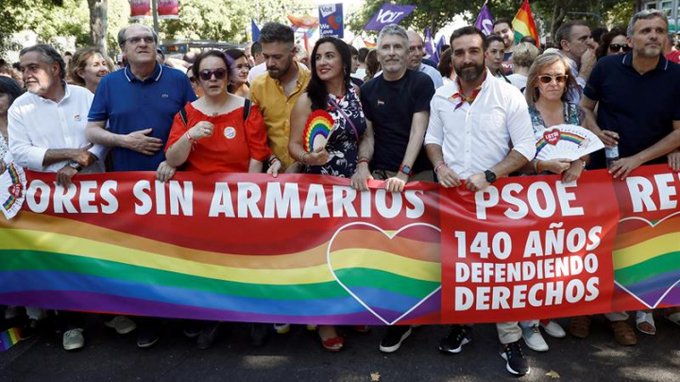Marlaska en el orgullo gay