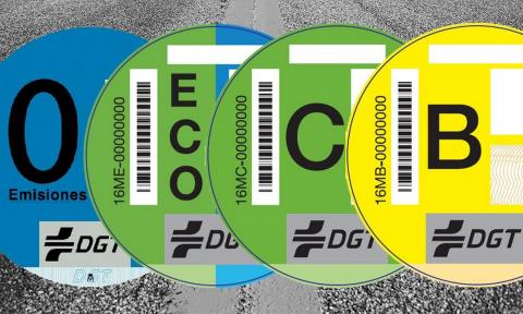 Decorativas Pegatinas Ecolojatas de la Degeté (DGT)