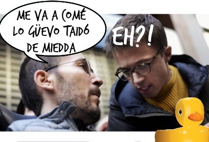 Han encargado al eficaz Echeminga que medie con Errejón para hacer frente al Sánchez. Por Linda Galmor