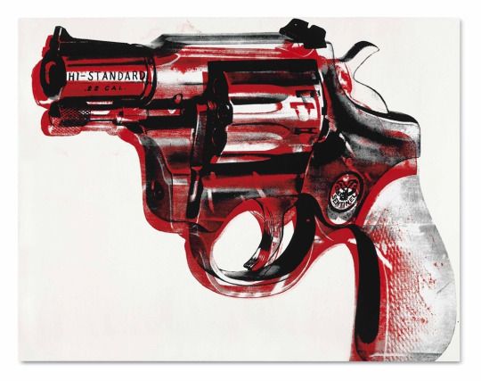 Andy Warhol, 'Pistola'. 1981. Acrílico y serigrafía