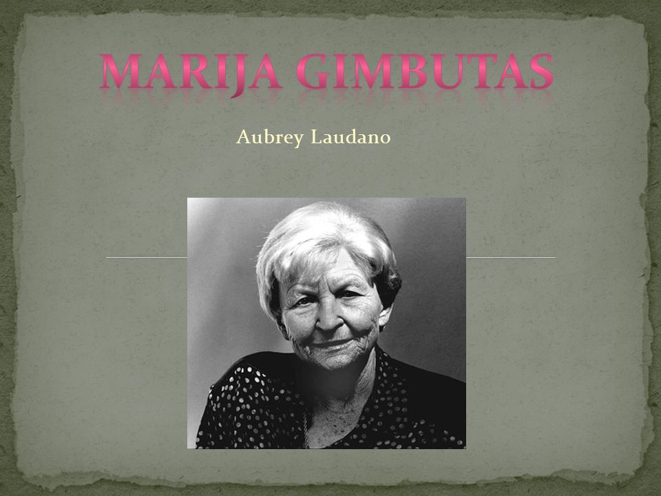 Marija Gimbutas