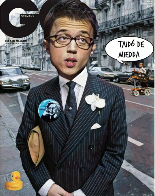 PijoErrejón, la gran esperanza blanca de la izquierda. El de las becas black. Sí, también pilló en Venezuela. Por Linda Galmor