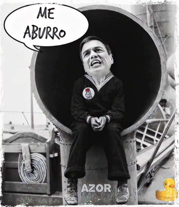 El dios del gorroneo ya jugó con todos los juguetes de Patrimonio Nacional. Ilustración de Linda Galmor