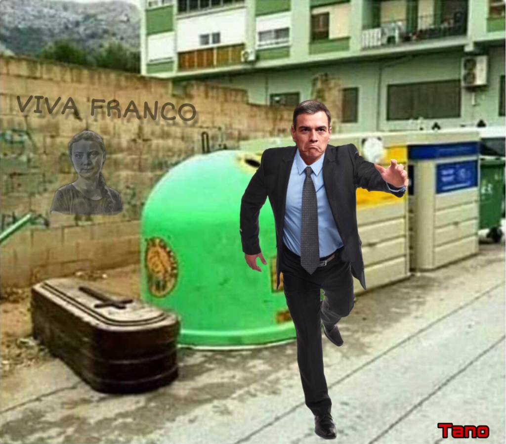 Mientras los Españoles mal educados no respeten la Ley, viviremos en una brillante y envuelta en papel de regalo mierdocracia. Ilustración de Tano