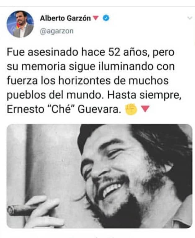 El asesino, homófobo y pistolero argentino Che Guevara visto por el comunista Garzón