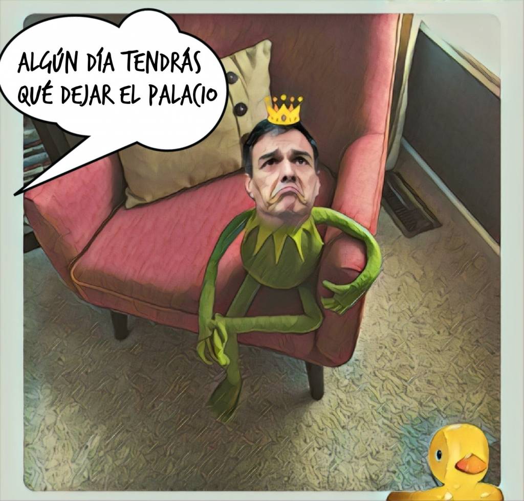 Así está España, como las princesas que besan a la rana. Y, eso duele, créanme. Ilustración de Linda Galmor